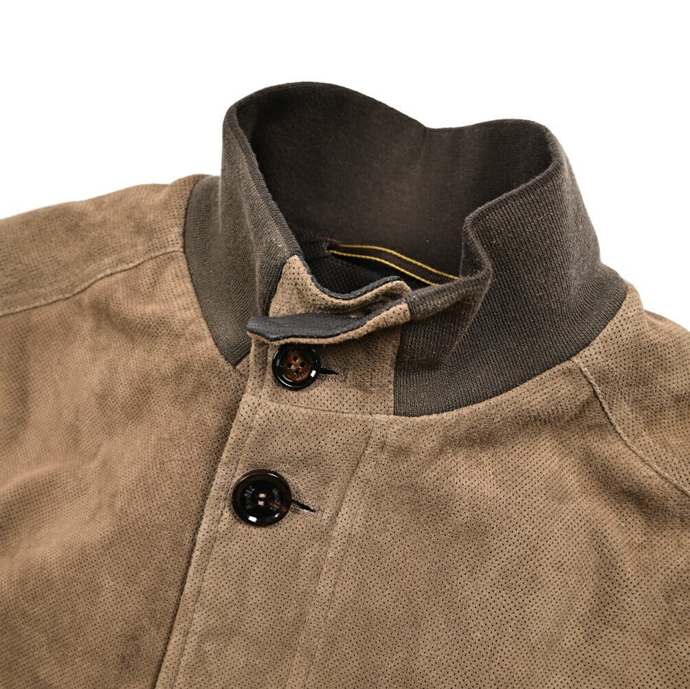 26SS MOORER CARLOS - URP パンチングレザー ボンバージャケット｜436736-52｜GUARDAROBA MILANO OFFICIAL STORE