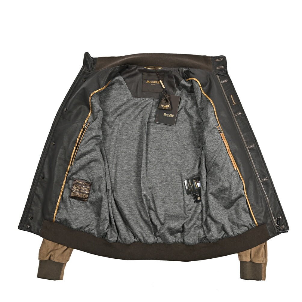 26SS MOORER CARLOS - URP パンチングレザー ボンバージャケット｜436736-52｜GUARDAROBA MILANO OFFICIAL STORE