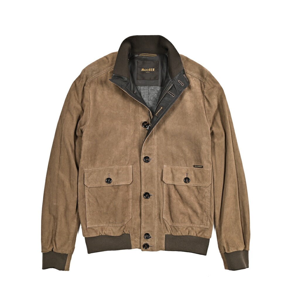 26SS MOORER CARLOS - URP パンチングレザー ボンバージャケット｜436736-52｜GUARDAROBA MILANO OFFICIAL STORE