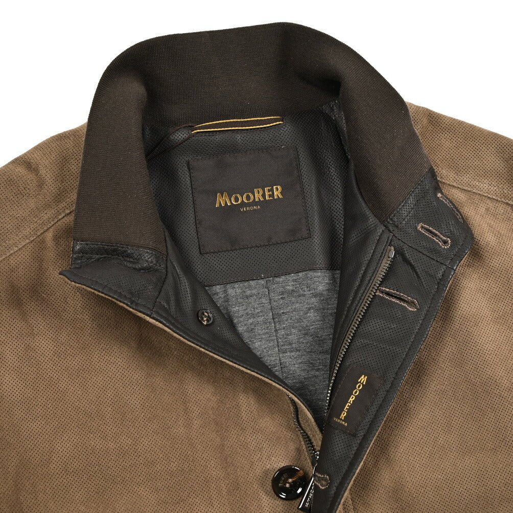 26SS MOORER CARLOS - URP パンチングレザー ボンバージャケット｜436736-52｜GUARDAROBA MILANO OFFICIAL STORE