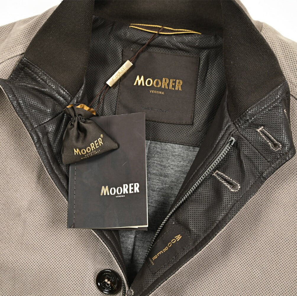 26SS MOORER CARLOS - URP パンチングレザー ボンバージャケット｜436737-48｜GUARDAROBA MILANO OFFICIAL STORE
