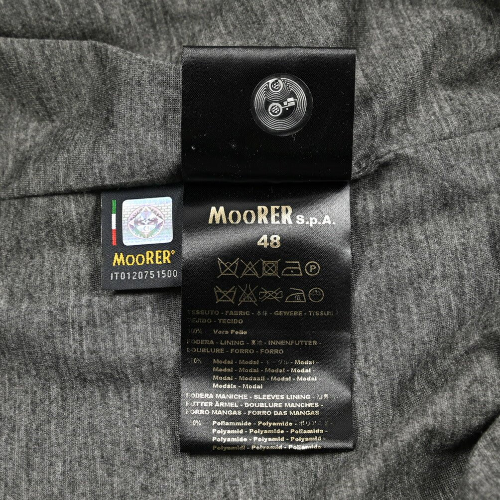 26SS MOORER CARLOS - URP パンチングレザー ボンバージャケット｜436737-48｜GUARDAROBA MILANO OFFICIAL STORE