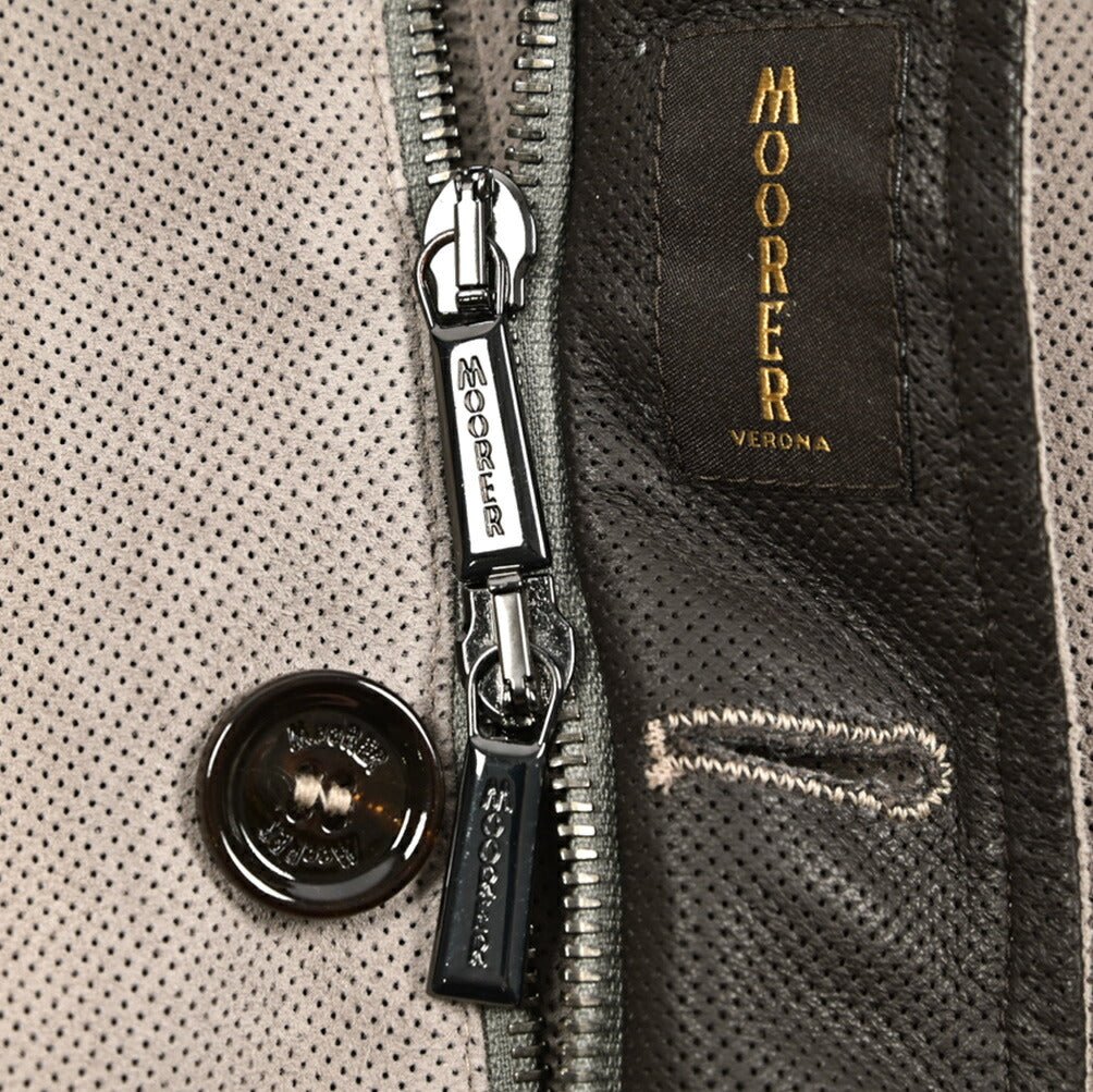 26SS MOORER CARLOS - URP パンチングレザー ボンバージャケット｜436737-48｜GUARDAROBA MILANO OFFICIAL STORE