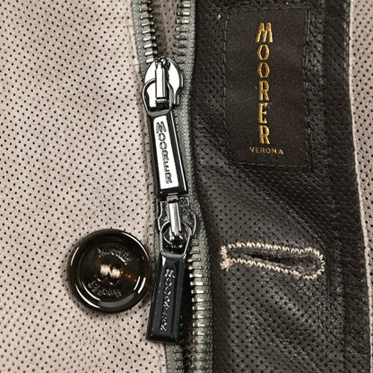 26SS MOORER CARLOS - URP パンチングレザー ボンバージャケット｜436737-48｜GUARDAROBA MILANO OFFICIAL STORE