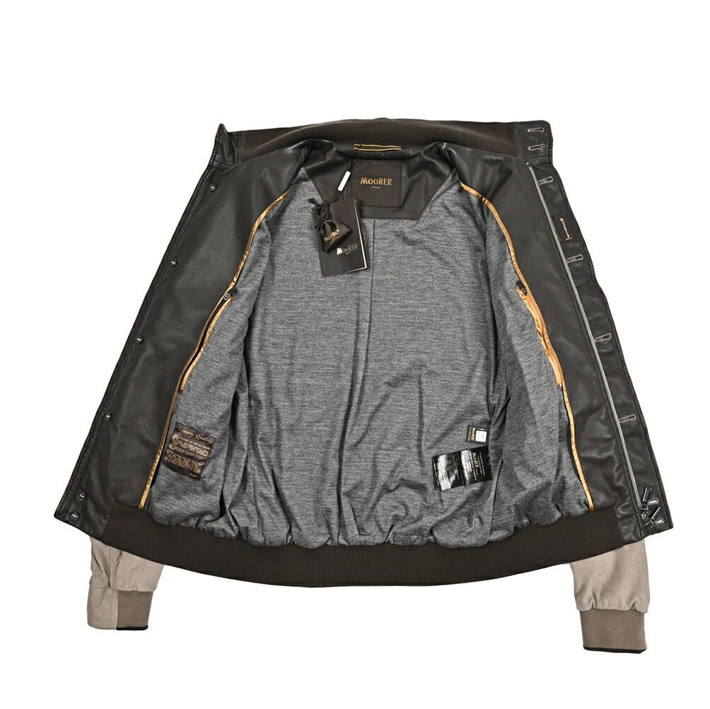 26SS MOORER CARLOS - URP パンチングレザー ボンバージャケット｜436737-48｜GUARDAROBA MILANO OFFICIAL STORE