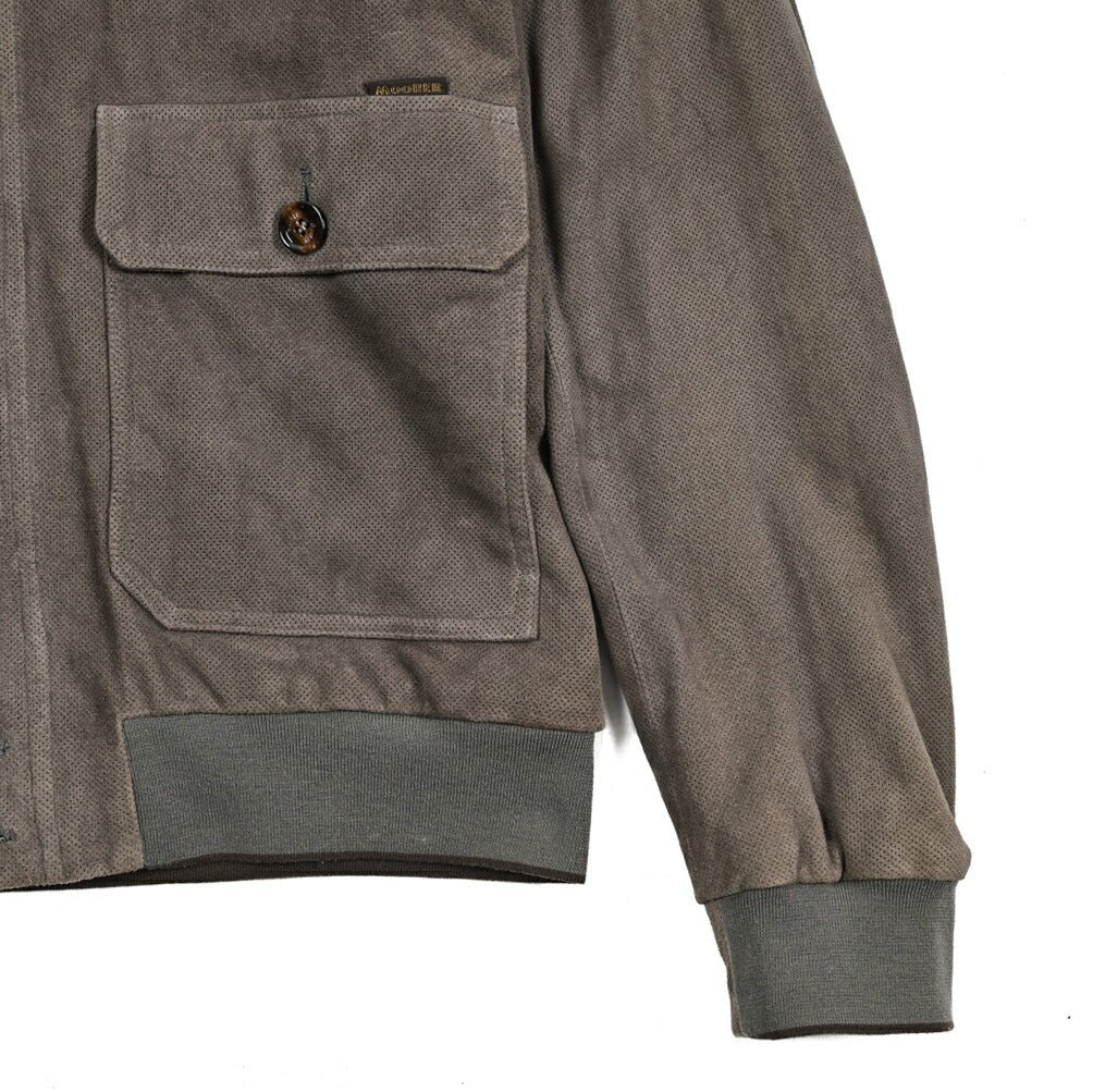 26SS MOORER CARLOS - URP パンチングレザー ボンバージャケット｜436740｜GUARDAROBA MILANO OFFICIAL STORE