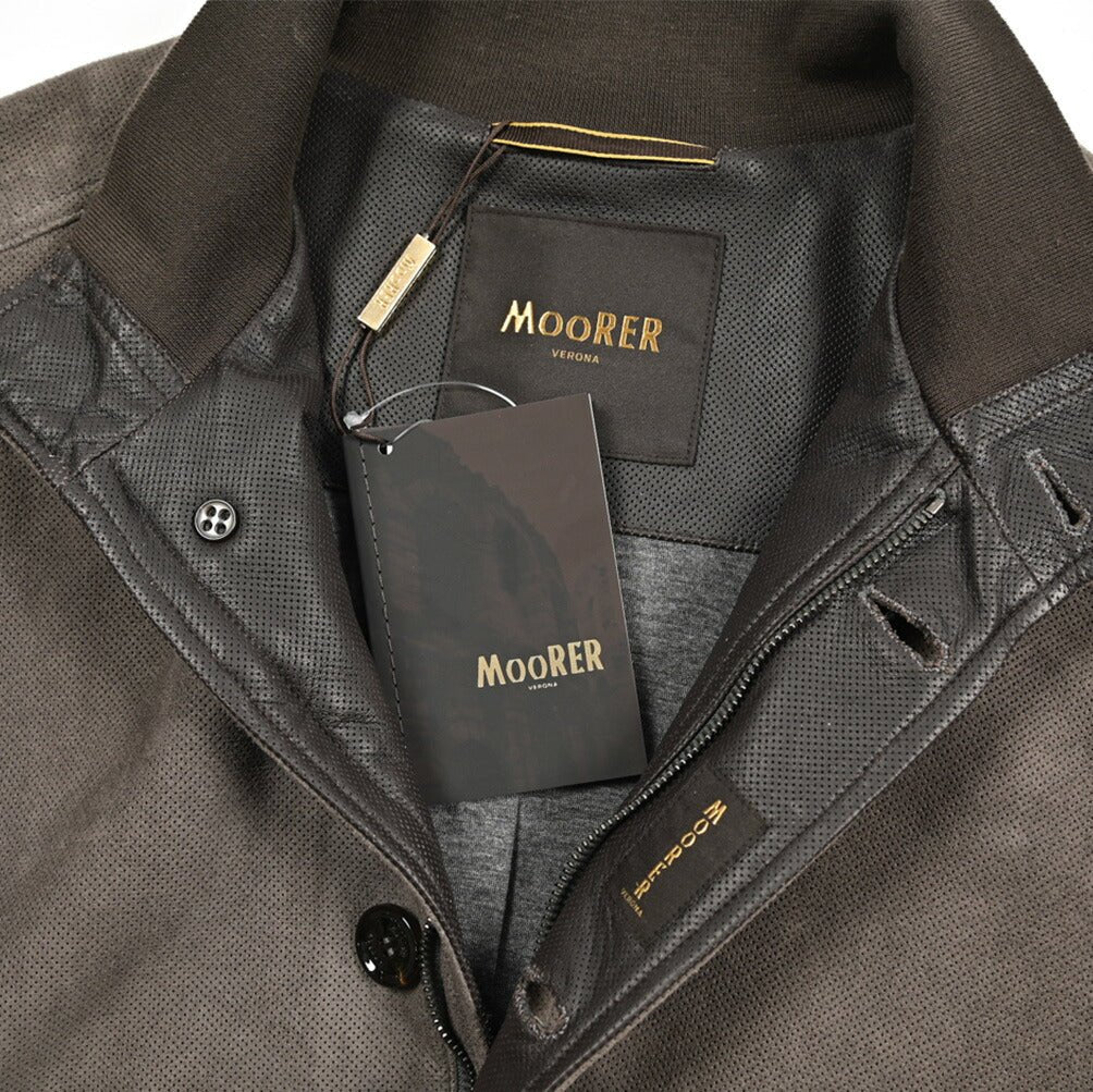 26SS MOORER CARLOS - URP パンチングレザー ボンバージャケット｜436740｜GUARDAROBA MILANO OFFICIAL STORE