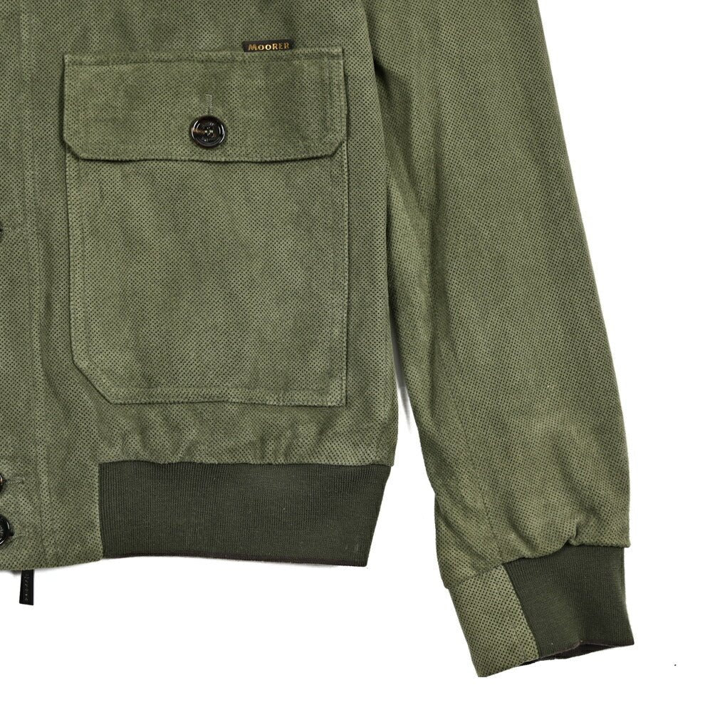 26SS MOORER CARLOS - URP パンチングレザー ボンバージャケット｜436742｜GUARDAROBA MILANO OFFICIAL STORE