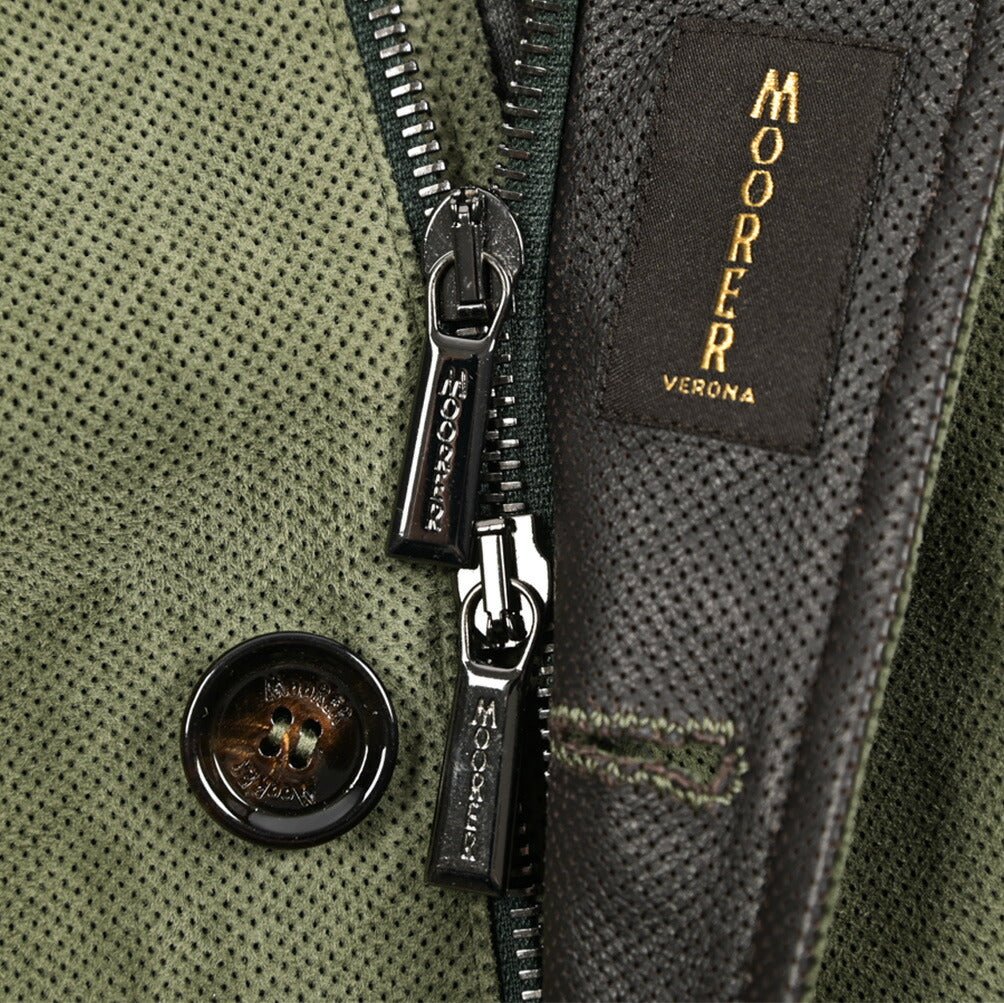 26SS MOORER CARLOS - URP パンチングレザー ボンバージャケット｜436742｜GUARDAROBA MILANO OFFICIAL STORE