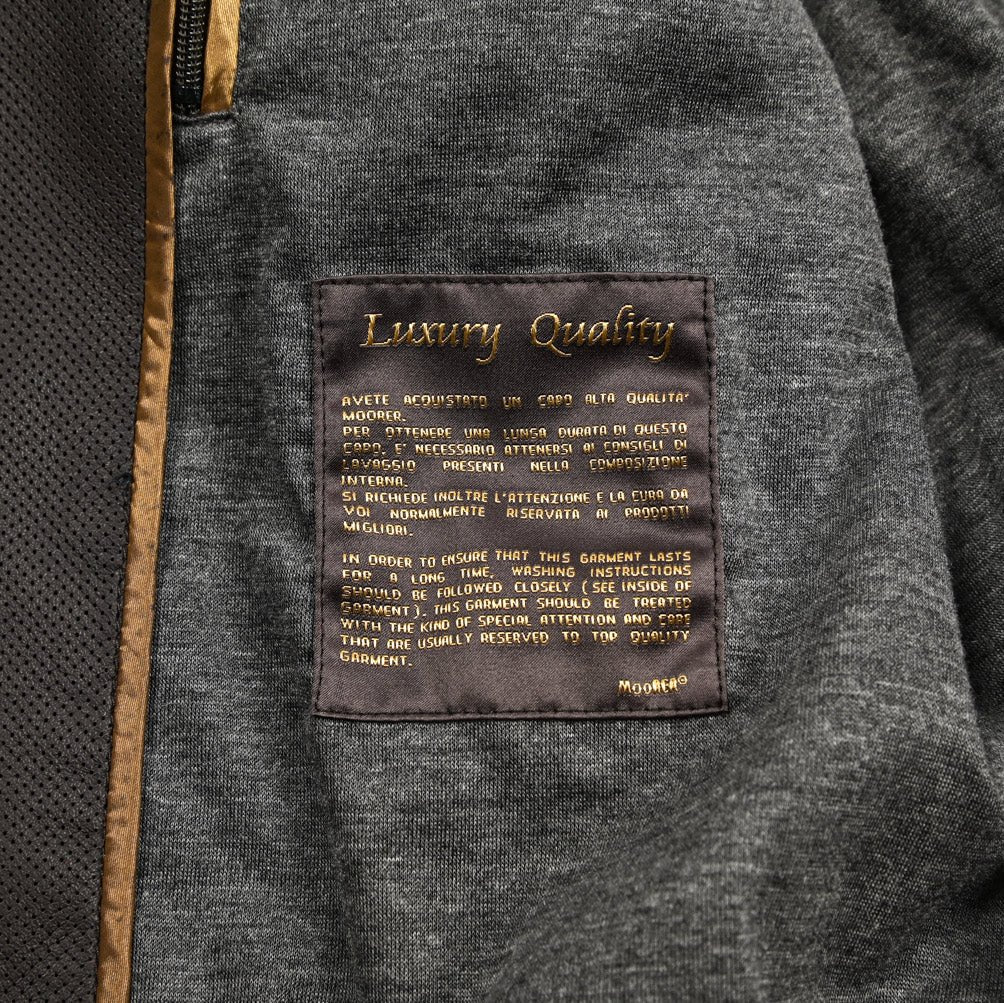 26SS MOORER CARLOS - URP パンチングレザー ボンバージャケット｜436745-46｜GUARDAROBA MILANO OFFICIAL STORE