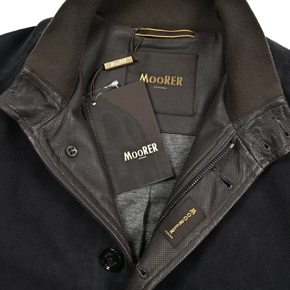 26SS MOORER CARLOS - URP パンチングレザー ボンバージャケット｜436745-46｜GUARDAROBA MILANO OFFICIAL STORE