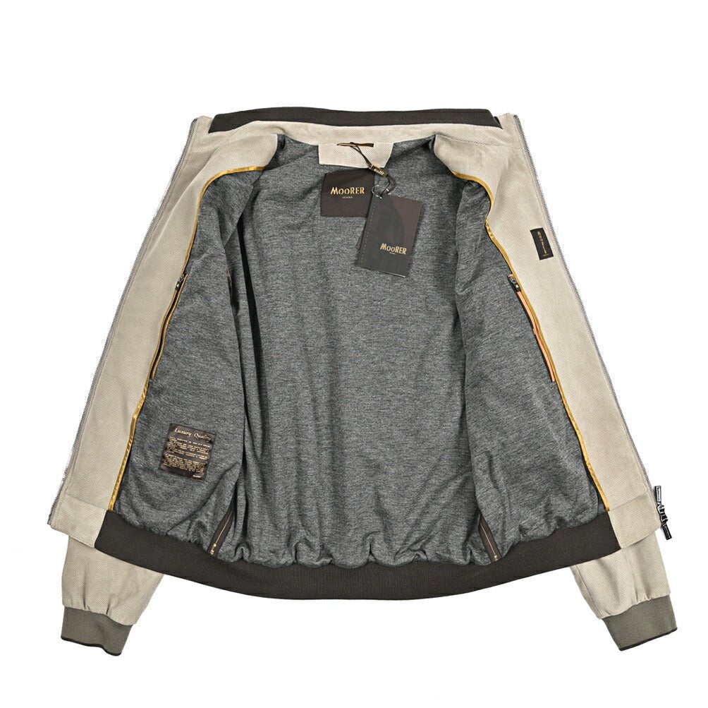 26SS MOORER CELLINI - URP パンチングレザーブルゾン MA - 1｜436732-48｜GUARDAROBA MILANO OFFICIAL STORE