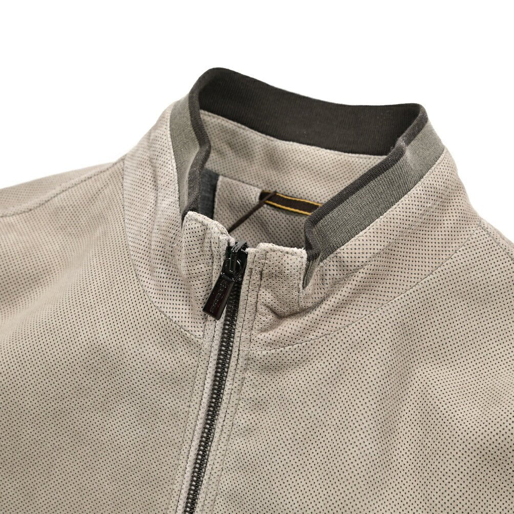 26SS MOORER CELLINI - URP パンチングレザーブルゾン MA - 1｜436732-48｜GUARDAROBA MILANO OFFICIAL STORE