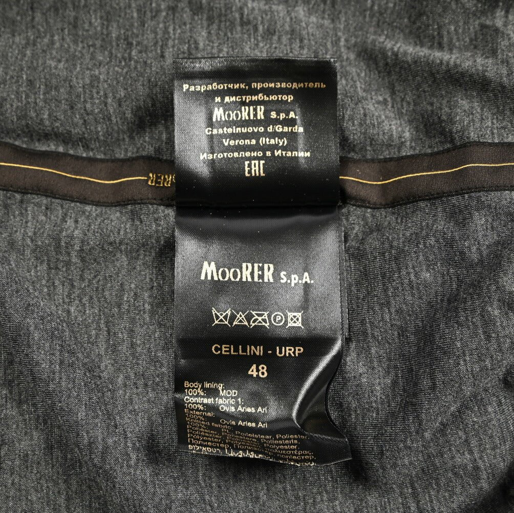 26SS MOORER CELLINI - URP パンチングレザーブルゾン MA - 1｜436732-48｜GUARDAROBA MILANO OFFICIAL STORE