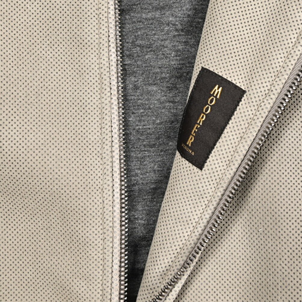 26SS MOORER CELLINI - URP パンチングレザーブルゾン MA - 1｜436732-48｜GUARDAROBA MILANO OFFICIAL STORE