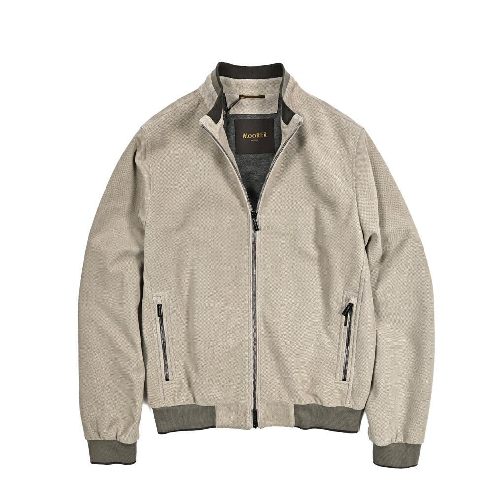 26SS MOORER CELLINI - URP パンチングレザーブルゾン MA - 1｜436732-48｜GUARDAROBA MILANO OFFICIAL STORE