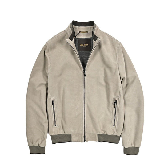 26SS MOORER CELLINI - URP パンチングレザーブルゾン MA - 1｜436732-48｜GUARDAROBA MILANO OFFICIAL STORE