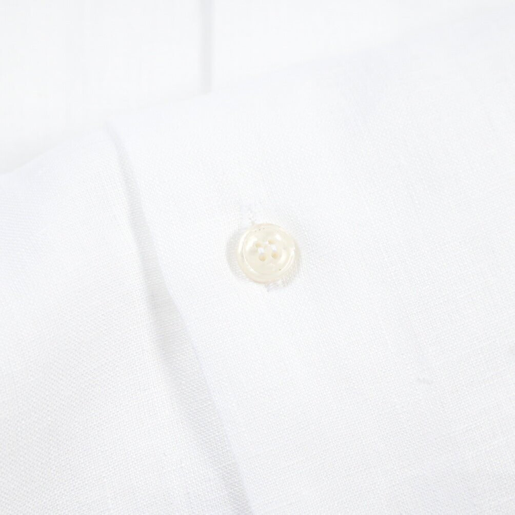 26SS ORIAN リネン100% ホリゾンタルカラードレスシャツ / Vintage Classic ホワイト 38 | GUARDAROBA MILANO OFFICIAL STORE