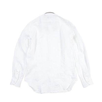 26SS ORIAN リネン100% ホリゾンタルカラードレスシャツ / Vintage Classic ホワイト 38 | GUARDAROBA MILANO OFFICIAL STORE