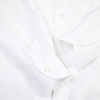 26SS ORIAN リネン100% ホリゾンタルカラードレスシャツ / Vintage Classic ホワイト 38 | GUARDAROBA MILANO OFFICIAL STORE