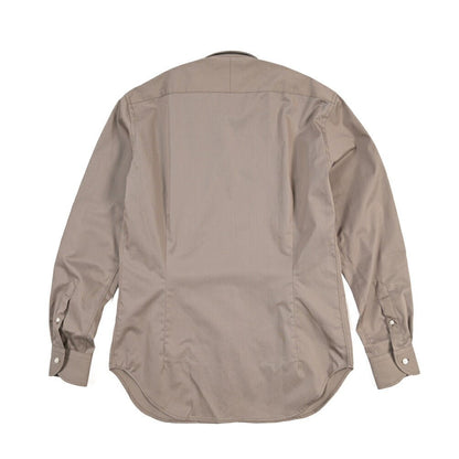 26SS ORIAN コットン100% ホリゾンタルカラードレスシャツ / Vintage Classic グレージュ 38 | GUARDAROBA MILANO OFFICIAL STORE