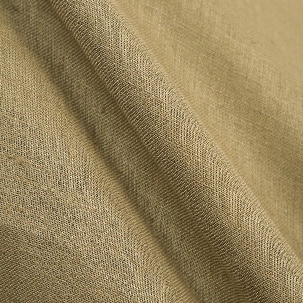 26SS ORIAN リネン100% ホリゾンタルカラードレスシャツ / Vintage Classic カーキグリーン 38 | GUARDAROBA MILANO OFFICIAL STORE