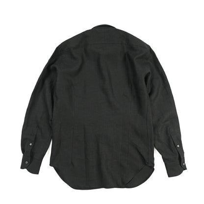 26SS ORIAN リネン100% ホリゾンタルカラードレスシャツ / Vintage Classic A. カーキ 38 | GUARDAROBA MILANO OFFICIAL STORE