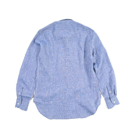 26SS ORIAN リネン100% ホリゾンタルカラードレスシャツ / Vintage Classic A. ブルー 38 | GUARDAROBA MILANO OFFICIAL STORE
