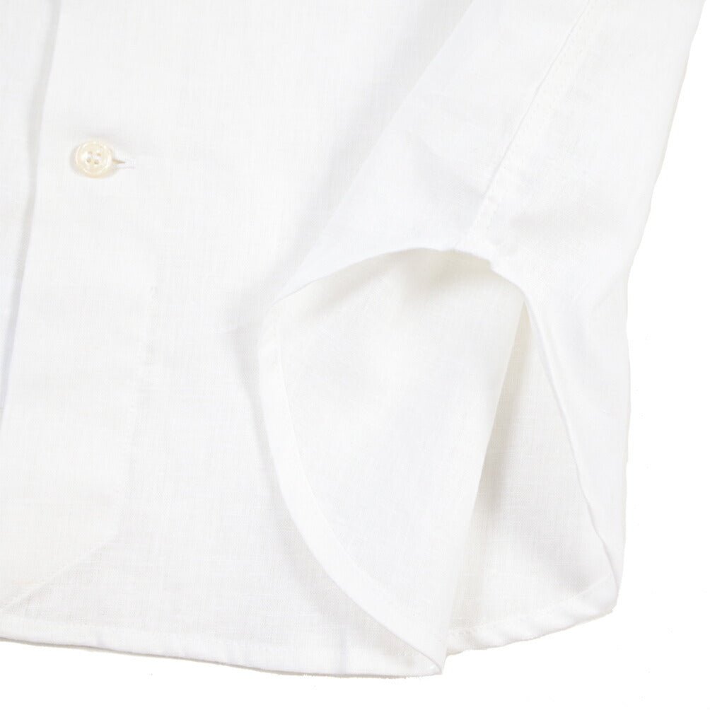 26SS ORIAN リネン混コットン ホリゾンタルカラードレスシャツ / Vintage Classic A.ホワイト 38 | GUARDAROBA MILANO OFFICIAL STORE