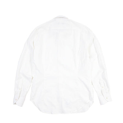 26SS ORIAN リネン混コットン ホリゾンタルカラードレスシャツ / Vintage Classic A.ホワイト 38 | GUARDAROBA MILANO OFFICIAL STORE