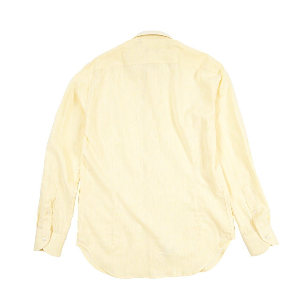 26SS ORIAN リネン混コットン ホリゾンタルカラードレスシャツ / Vintage Classic A.ホワイト 38 | GUARDAROBA MILANO OFFICIAL STORE