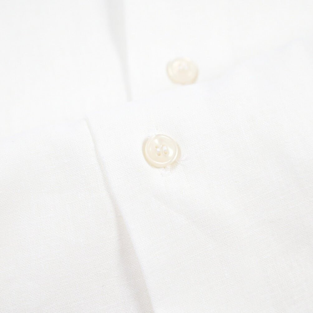 26SS ORIAN リネン混コットン ホリゾンタルカラードレスシャツ / Vintage Classic A.ホワイト 38 | GUARDAROBA MILANO OFFICIAL STORE
