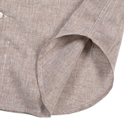 26SS ORIAN リネン混コットン ホリゾンタルカラードレスシャツ / Vintage Classic A. ホワイト 38 | GUARDAROBA MILANO OFFICIAL STORE