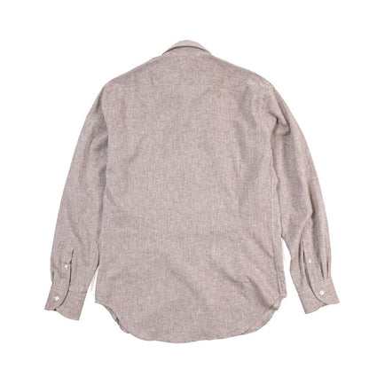 26SS ORIAN リネン混コットン ホリゾンタルカラードレスシャツ / Vintage Classic A. ホワイト 38 | GUARDAROBA MILANO OFFICIAL STORE