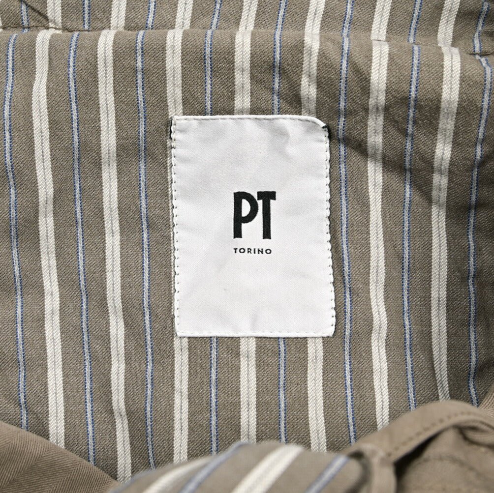 26SS PT TORINO CARROT FIT リヨセル混リネンコットン ツータックスラックス｜436449-44｜GUARDAROBA MILANO OFFICIAL STORE