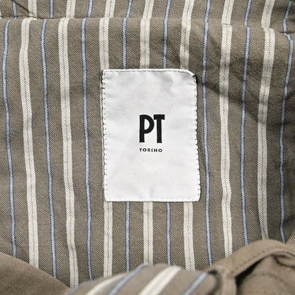 26SS PT TORINO CARROT FIT リヨセル混リネンコットン ツータックスラックス｜436449-44｜GUARDAROBA MILANO OFFICIAL STORE