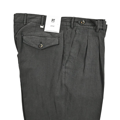 26SS PT TORINO CARROT FIT リヨセル混リネンコットン ツータックスラックス｜436474-44｜GUARDAROBA MILANO OFFICIAL STORE