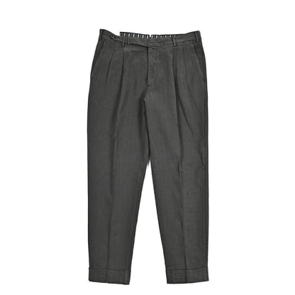 26SS PT TORINO CARROT FIT リヨセル混リネンコットン ツータックスラックス｜436474-44｜GUARDAROBA MILANO OFFICIAL STORE
