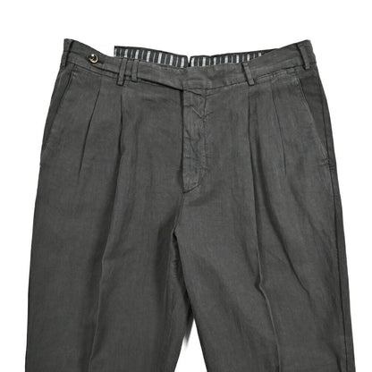 26SS PT TORINO CARROT FIT リヨセル混リネンコットン ツータックスラックス｜436474-44｜GUARDAROBA MILANO OFFICIAL STORE