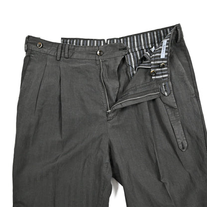 26SS PT TORINO CARROT FIT リヨセル混リネンコットン ツータックスラックス｜436474-44｜GUARDAROBA MILANO OFFICIAL STORE
