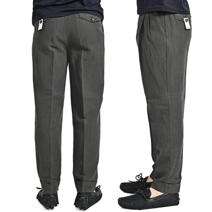 26SS PT TORINO CARROT FIT リヨセル混リネンコットン ツータックスラックス｜436474-44｜GUARDAROBA MILANO OFFICIAL STORE