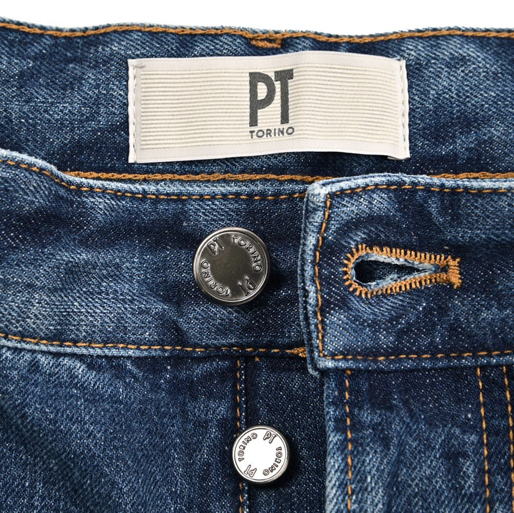 26SS PT TORINO DENIM REBEL コットン100%デニム リラックスフィットジーンズ｜436498-28｜GUARDAROBA MILANO OFFICIAL STORE