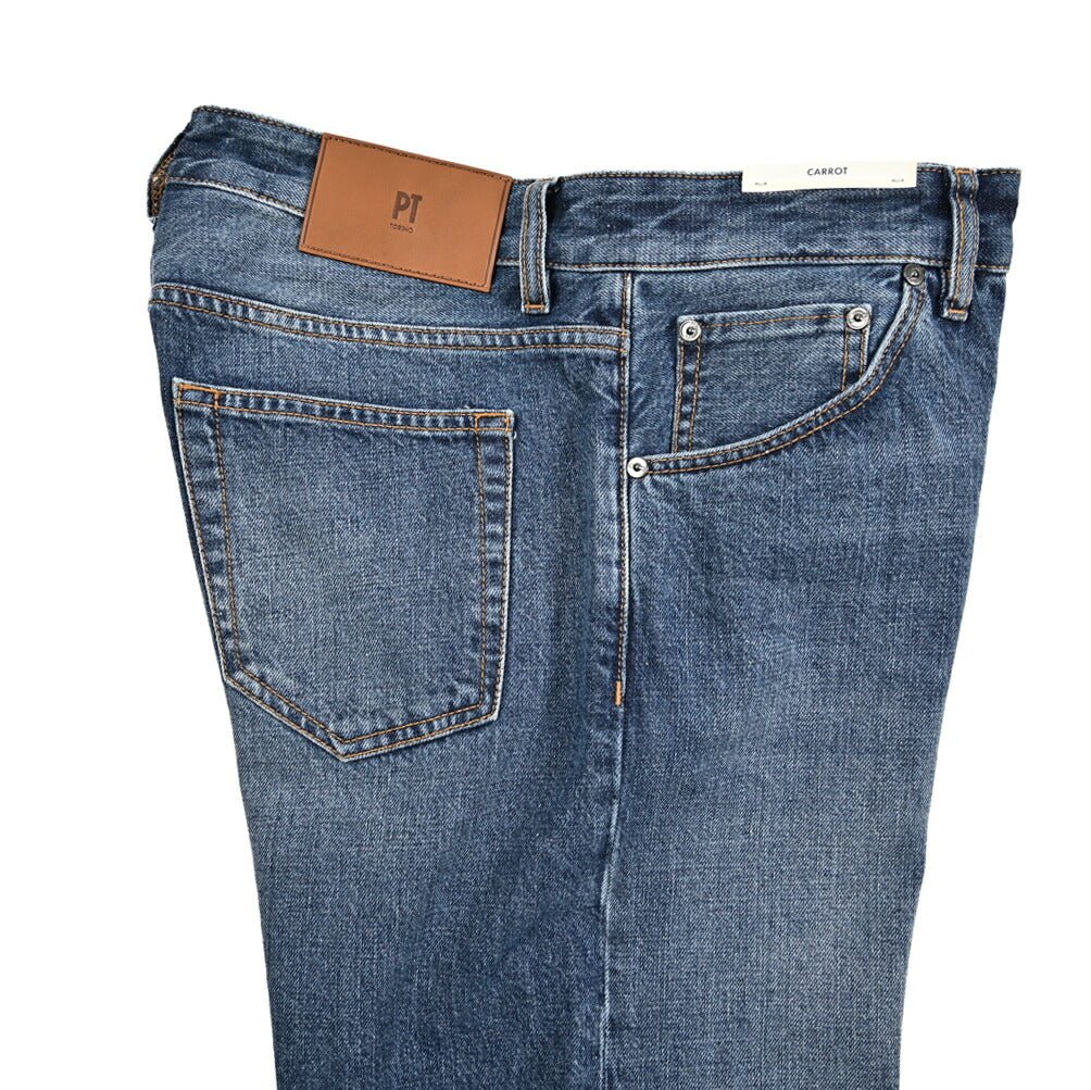 26SS PT TORINO DENIM REBEL コットン100%デニム リラックスフィットジーンズ｜436498-28｜GUARDAROBA MILANO OFFICIAL STORE