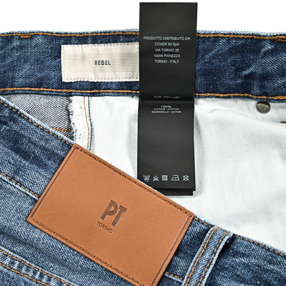 26SS PT TORINO DENIM REBEL コットン100%デニム リラックスフィットジーンズ｜436498-28｜GUARDAROBA MILANO OFFICIAL STORE