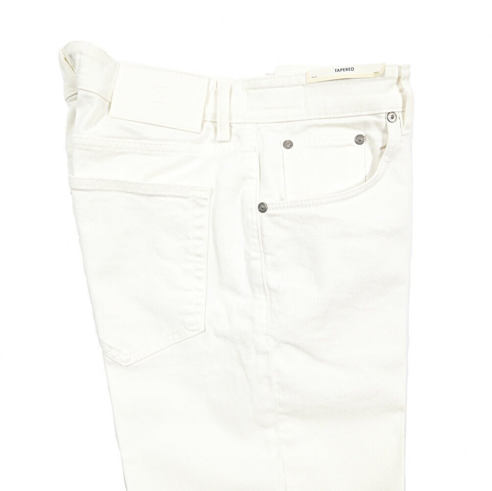 26SS PT TORINO DENIM "REGGAE" ストレッチデニム テーパードジーンズ ホワイト 28 | GUARDAROBA MILANO OFFICIAL STORE