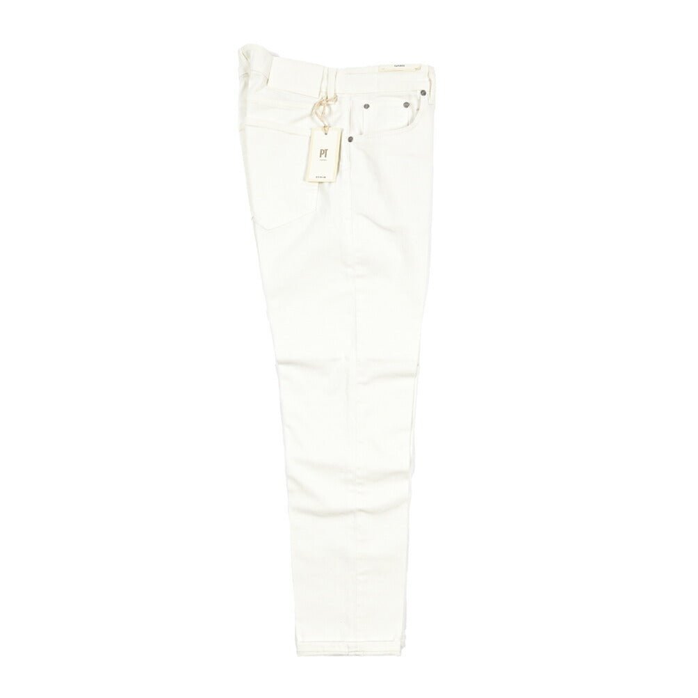 26SS PT TORINO DENIM "REGGAE" ストレッチデニム テーパードジーンズ ホワイト 28 | GUARDAROBA MILANO OFFICIAL STORE
