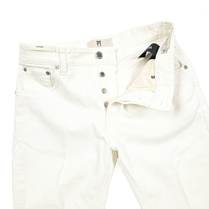 26SS PT TORINO DENIM "REGGAE" ストレッチデニム テーパードジーンズ ホワイト 28 | GUARDAROBA MILANO OFFICIAL STORE