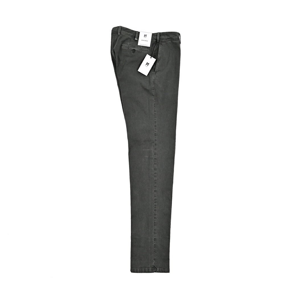 26SS PT TORINO ReWorked "E - SLIM FIT" ストレッチコットン ノータックスリムパンツ グレー 44 | GUARDAROBA MILANO OFFICIAL STORE