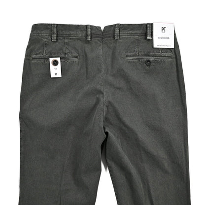 26SS PT TORINO ReWorked "E - SLIM FIT" ストレッチコットン ノータックスリムパンツ グレー 44 | GUARDAROBA MILANO OFFICIAL STORE