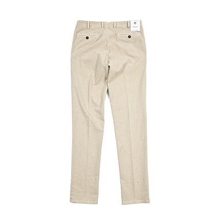 26SS PT TORINO ReWorked "E - SLIM FIT" ストレッチコットン ノータックスリムパンツ ベージュ 44 | GUARDAROBA MILANO OFFICIAL STORE